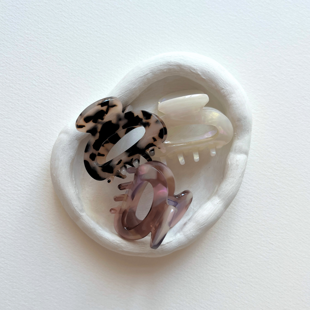 Haarklammer XS | pearl
