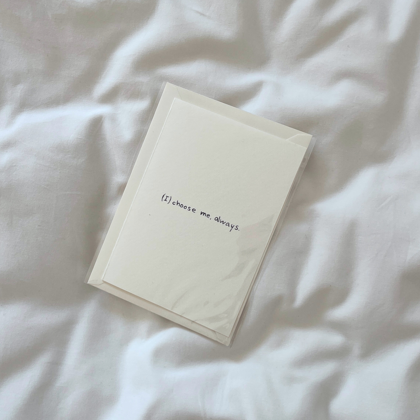 Postkarte | (I) choose me, always.