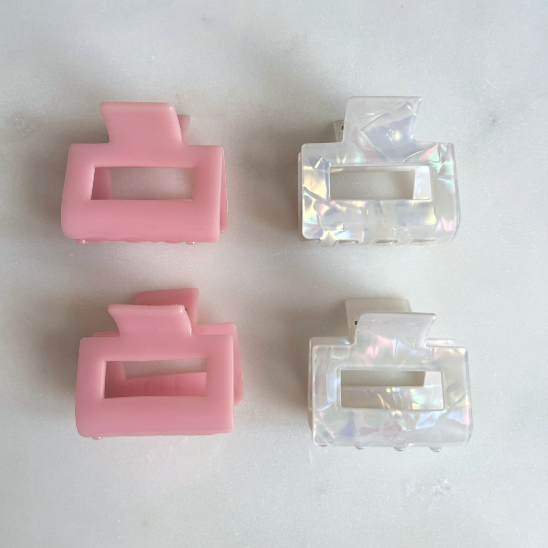 Haarklammer S | pearl