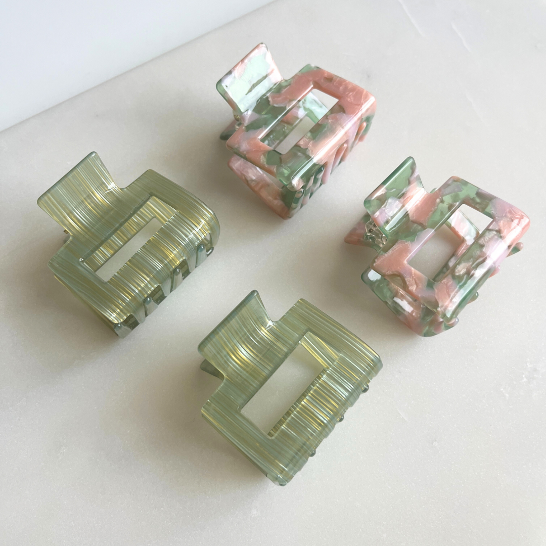 Haarklammer S | avocado