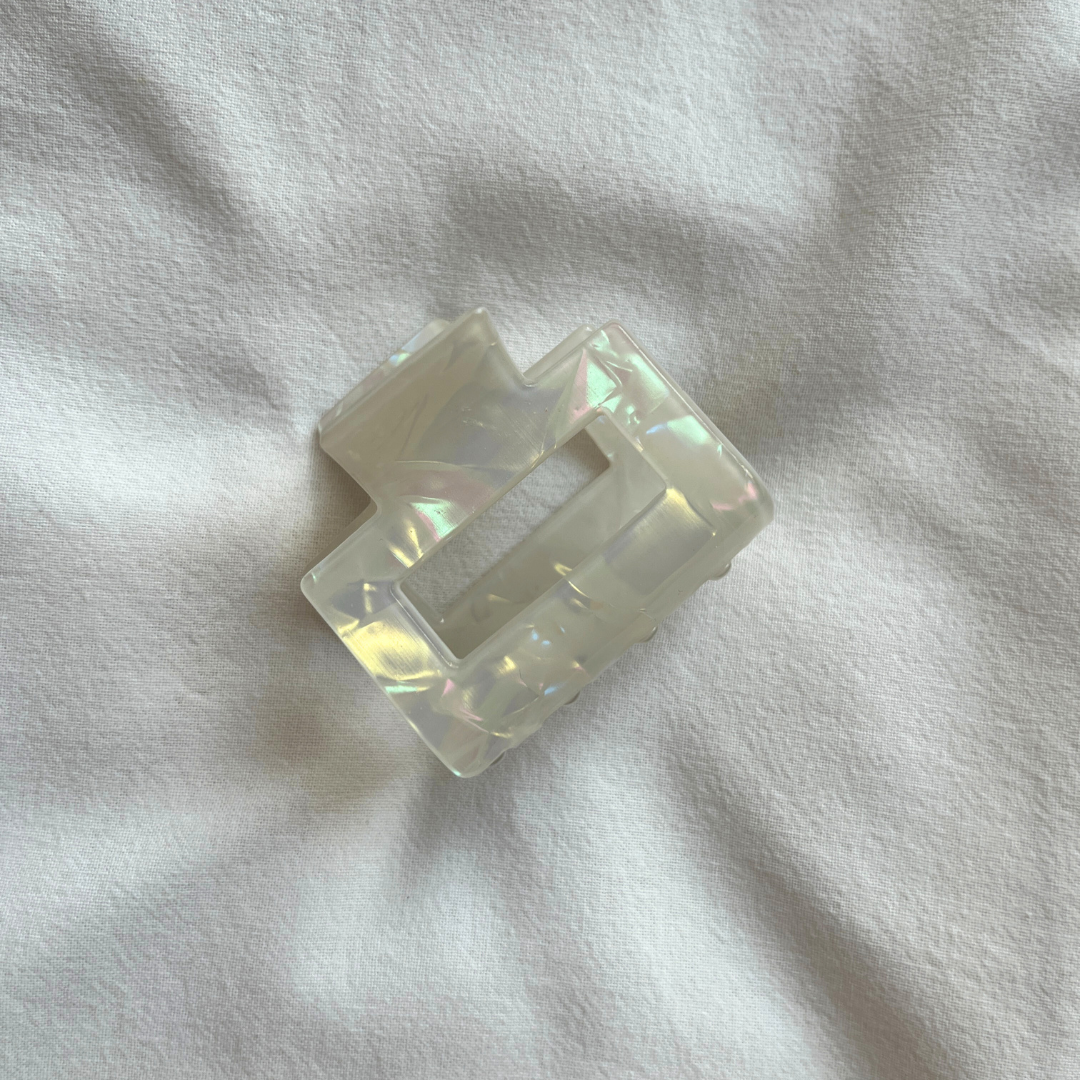 Haarklammer S | pearl