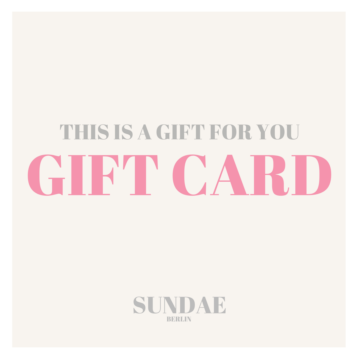 GIFT CARD
