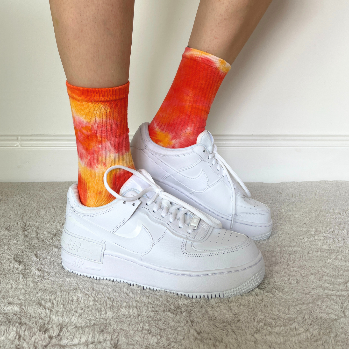 Batik Socken | cherry sunrise