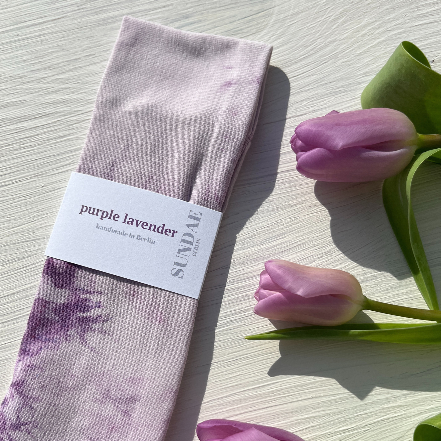 Batik Haarband | purple lavender