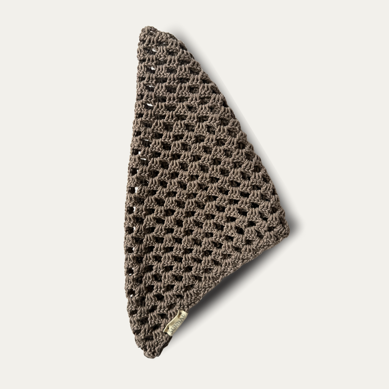 Häkel-Kopftuch | taupe