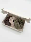 Scrunchie-Bundle  | mocca, creme & matcha