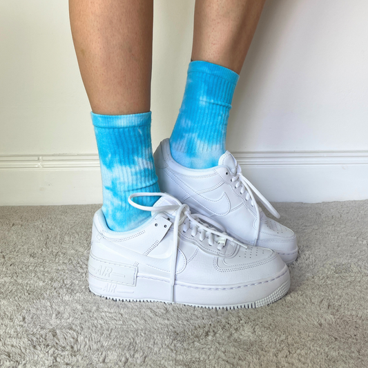 Batik Socken | aqua