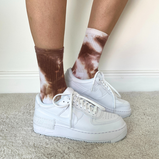 Batik Socken | hazelnut