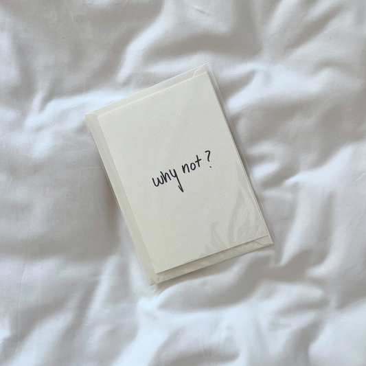Postkarte | Why not?