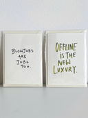 Postkarte | Blowjobs are Jobs too.