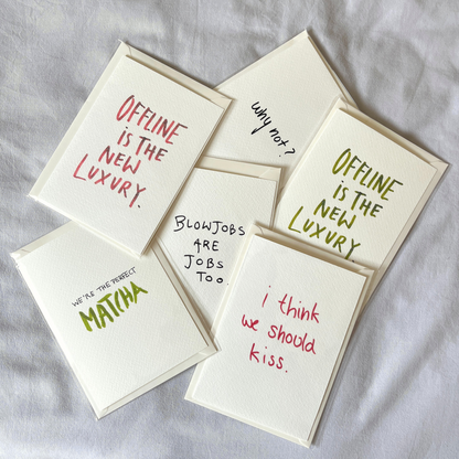 Postkarte | Blowjobs are Jobs too.