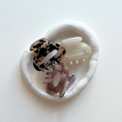 Haarklammer XS | pearl