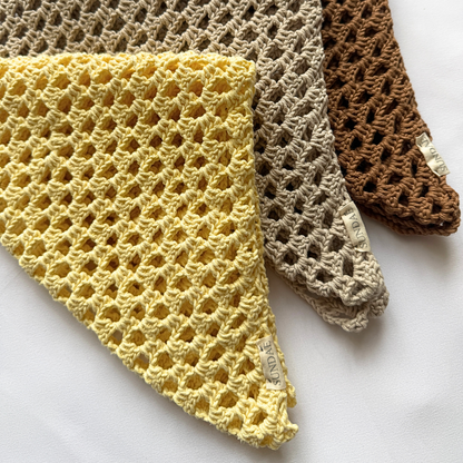 Häkel-Kopftuch | butteryellow