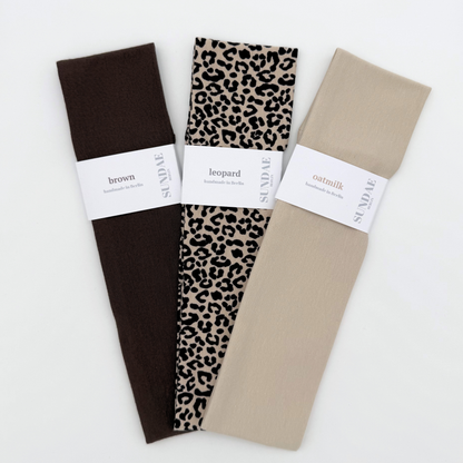 Bestseller-Bundle | brown, leopard & oatmilk