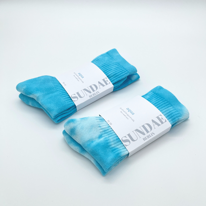 Batik Socken | aqua