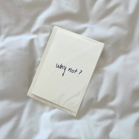Postkarte | Why not?