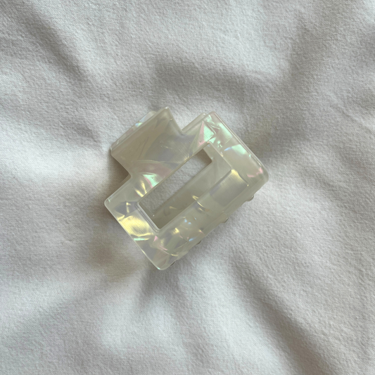 Haarklammer S | pearl