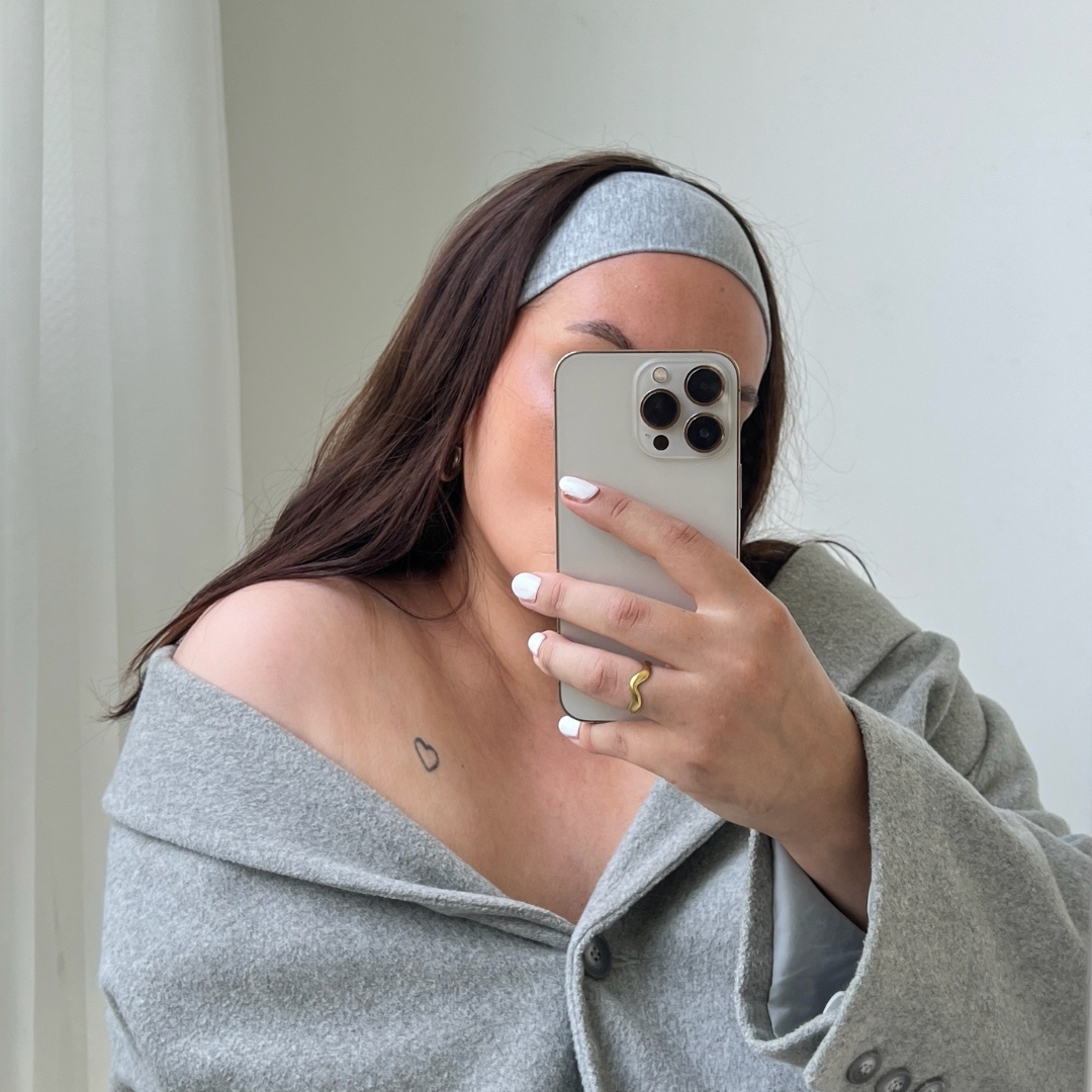 Basic Haarband | granite