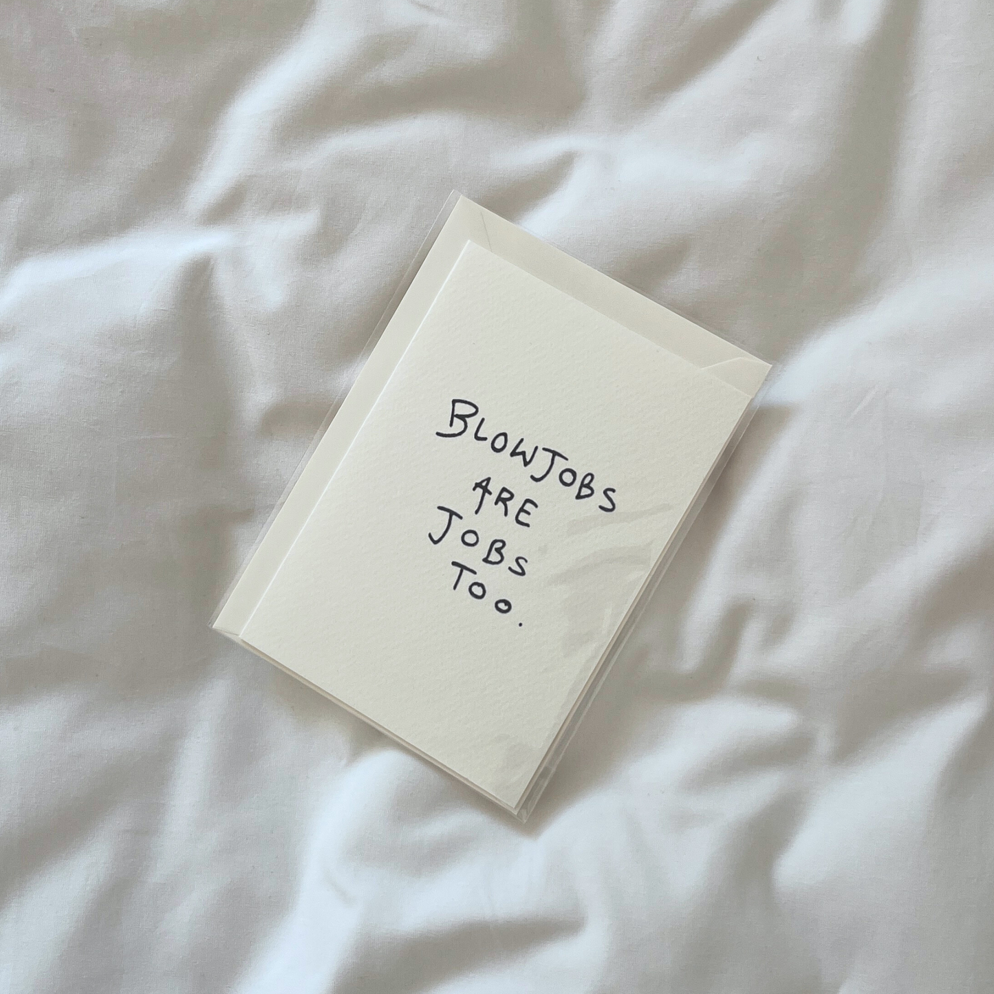 Postkarte | Blowjobs are Jobs too.