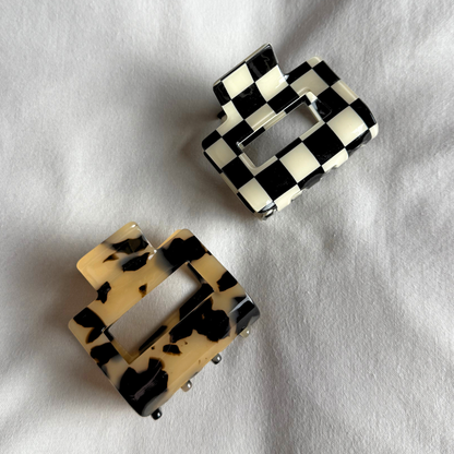 Haarklammer S | zebra