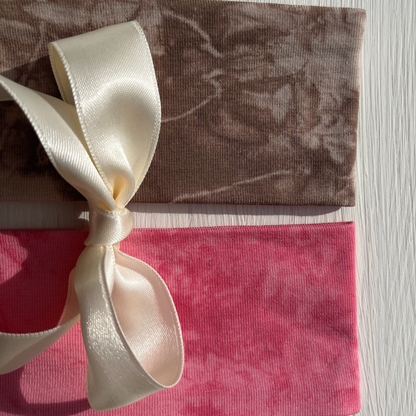 Batik Haarband | pink strawberry